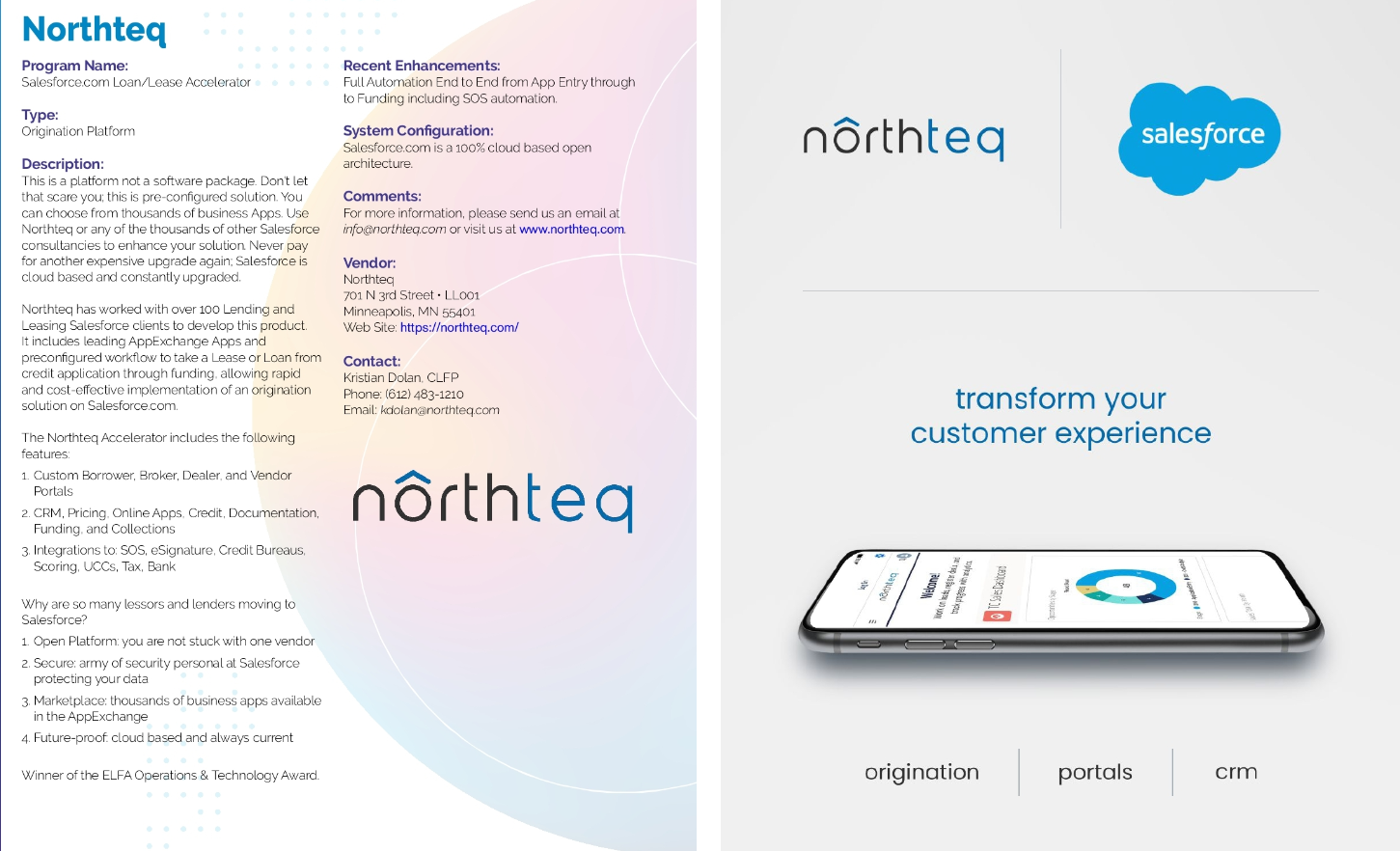 Elfa Software Northteq Featured in ELFA 2020 Software Guide - Northteq